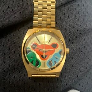 Nixon Grateful Dead gold watch